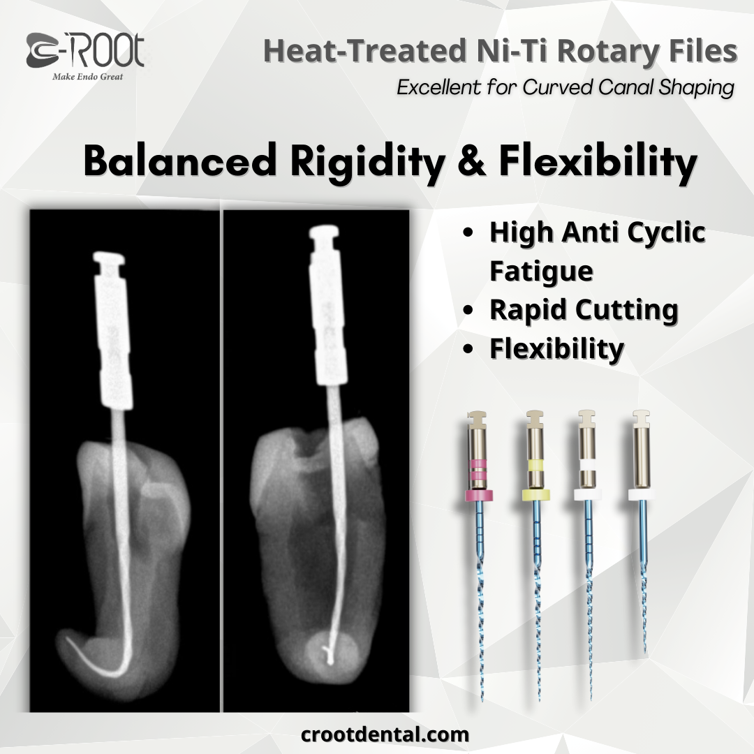 C-Root Heat-Treated Rotary Ni-Ti Files – C-Root Dental Medical